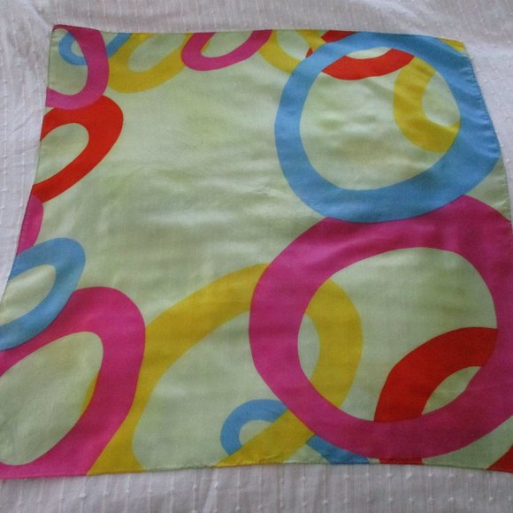 1960s MCM abstract circles scarf - Picture 2 of 7